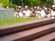 কাজী নজরুল-হাদির কবর জিয়ারত শেষে সীমান্তে হত্যার প্রতিবাদে বিক্ষোভ