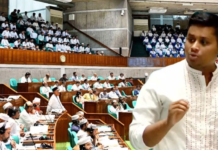 ১৫২ শিক্ষার্থীকে সংসদে বাজেট অধিবেশন দেখার সুযোগ করে দিলেন হাসনাত