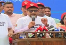 সরকারি প্রতিষ্ঠানে জমা পানি পেলে ওই প্রতিষ্ঠানের বড় কর্মকর্তাকে জরিমানা করা হবে: স্বাস্থ্যমন্ত্রী