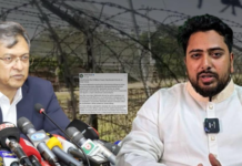 সীমান্ত হত্যা নিয়ে স্বরাষ্ট্রমন্ত্রীর বক্তব্য ‘জাতির জন্য লজ্জার’: নাহিদ ইসলাম